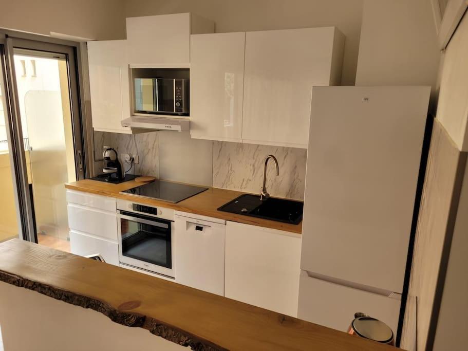 Studio Entre Plages Et Monaco Climatise Parking Rocabruna Exterior foto